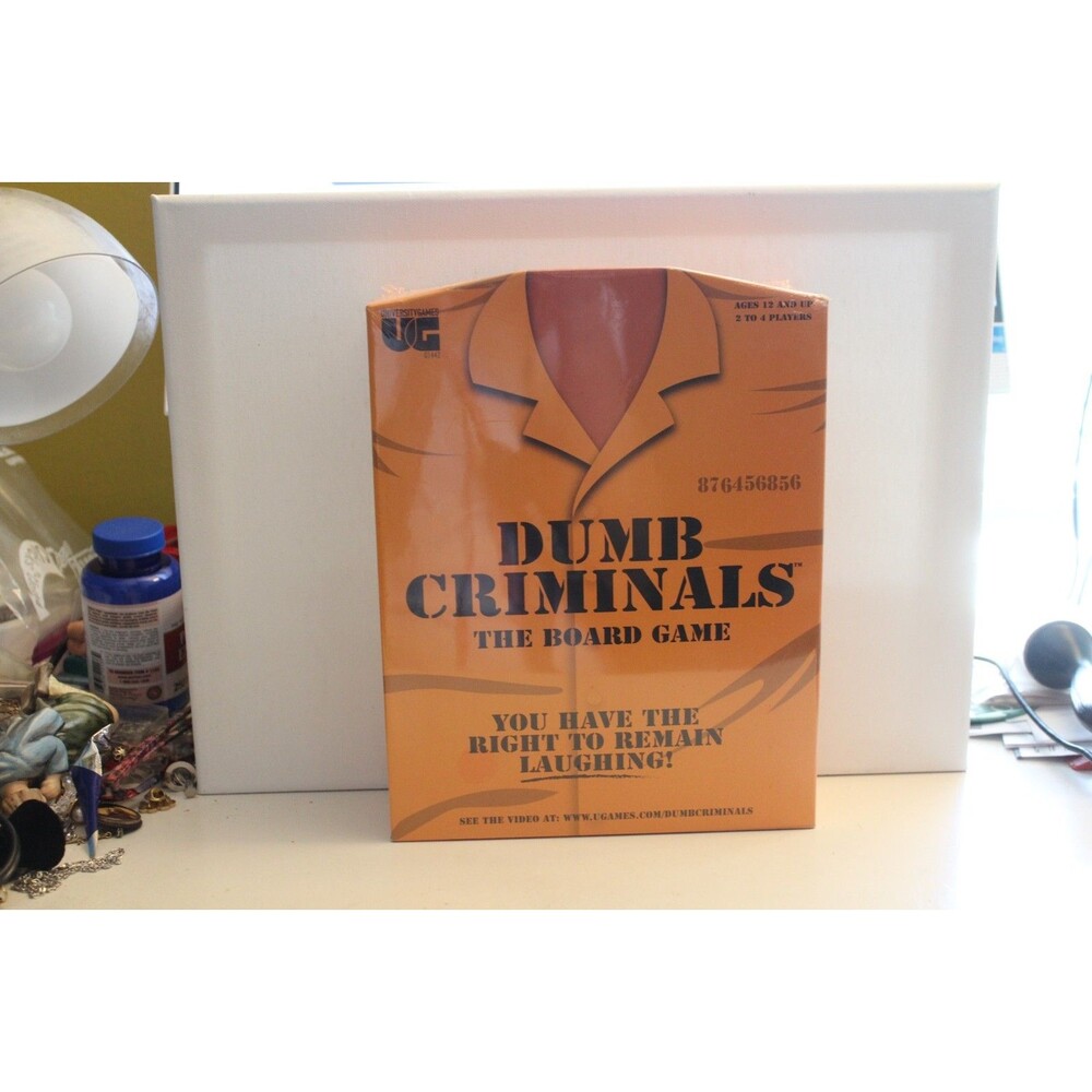 Dumb Criminals Board Game – University Games – Brand New - Sealed